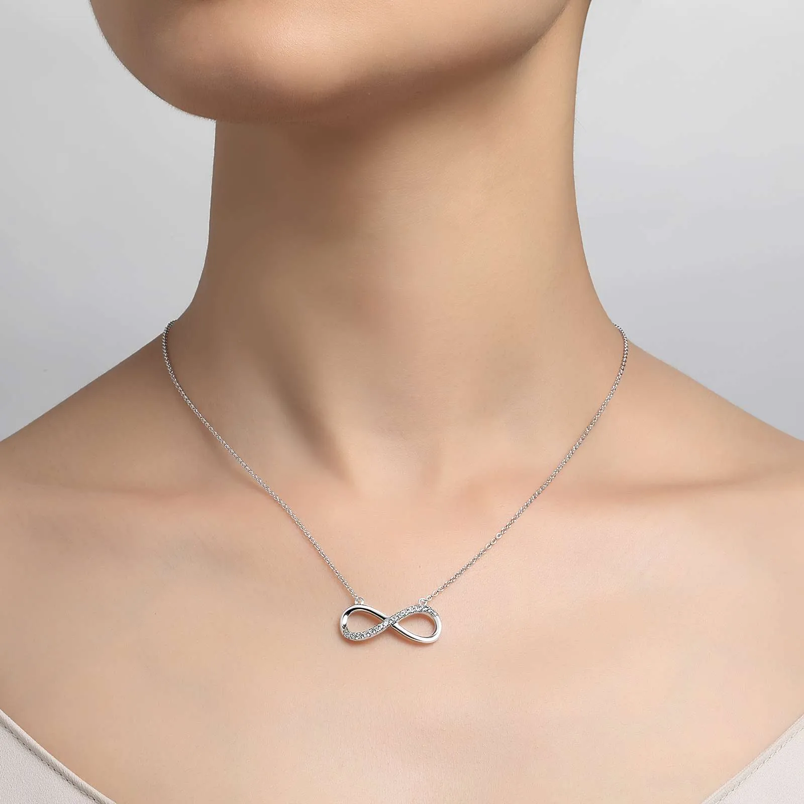 0.24 CTW Infinity Necklace