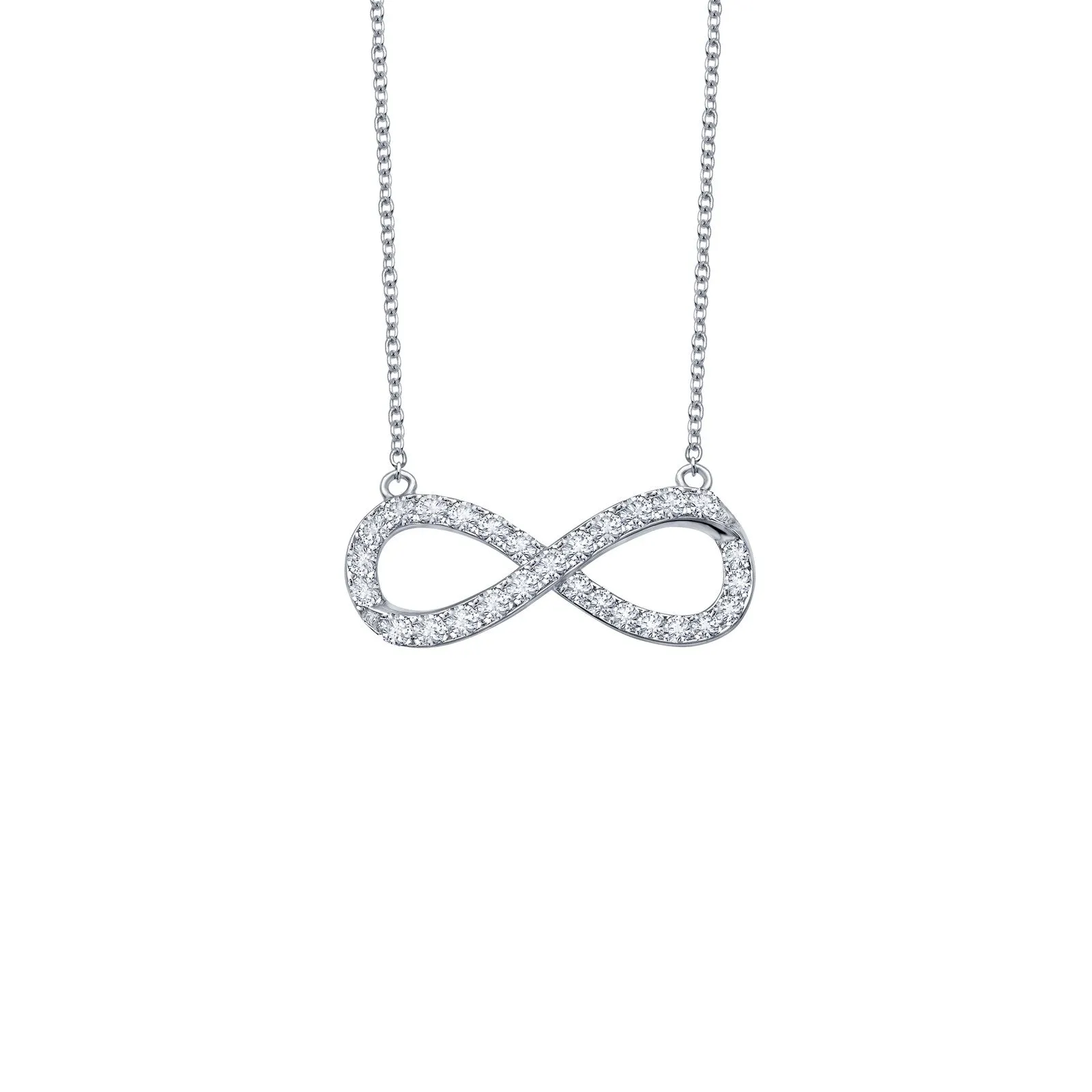 0.33 CTW Infinity Necklace N0017CLP18