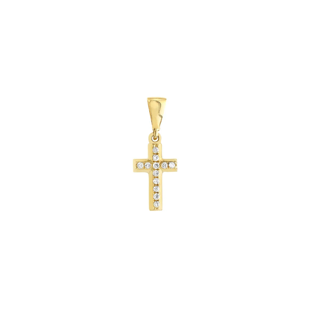1/20ct Diamond Mini Cross Pendant
