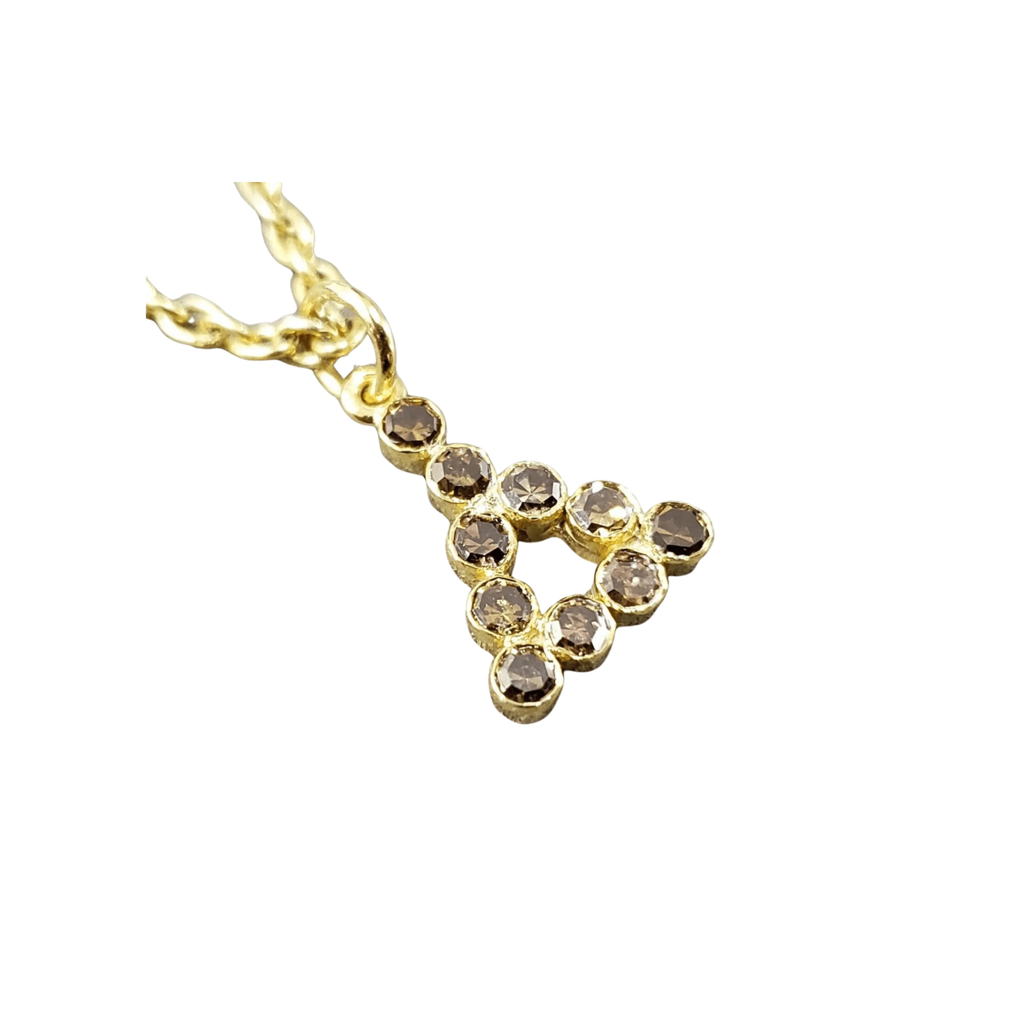 14k Gold Diamond Pendant For Women