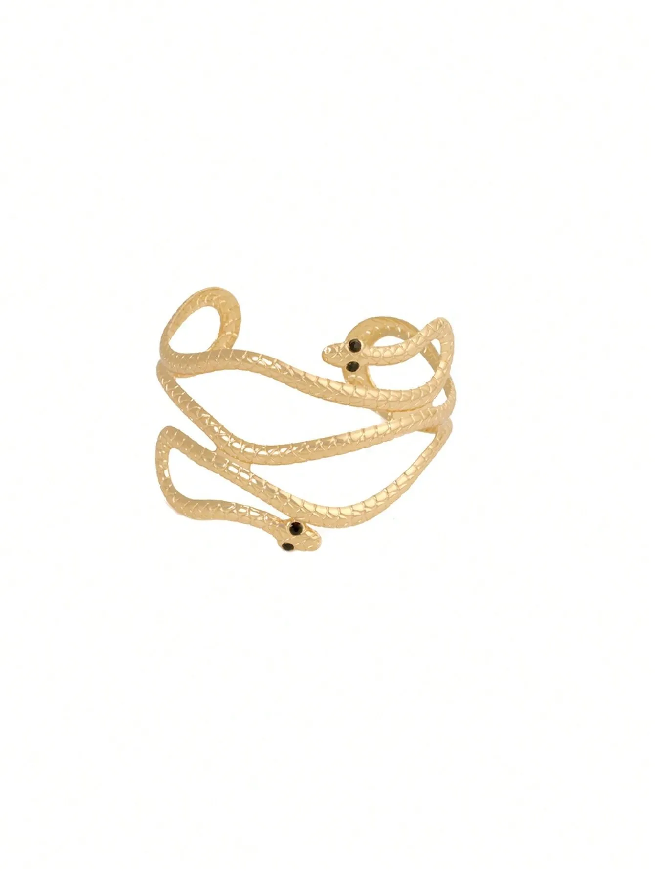 1pc Minimalist Metal Crossed Cuff Bangle Bracelet, Fashionable Couple Arm Cuff Accessory For Women