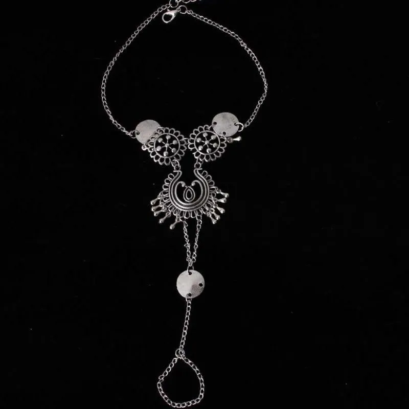 1pcs Bohemian Anklets Barefoot Sandals Disc Foot Jewelry