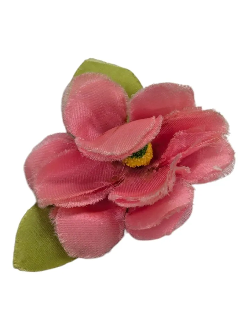 3 Vintage Flower Brooches