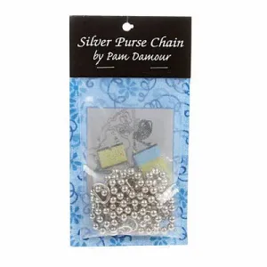 60" Purse Chain, Silver, The Decorating Diva