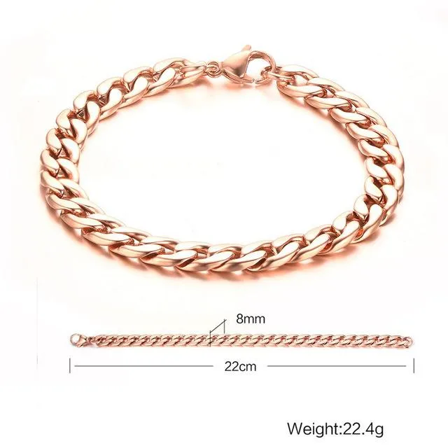 8.5" Ludicrous Cuban Link Chain Bracelet