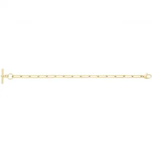 9ct Yellow Gold Hollow Bracelet NK458B