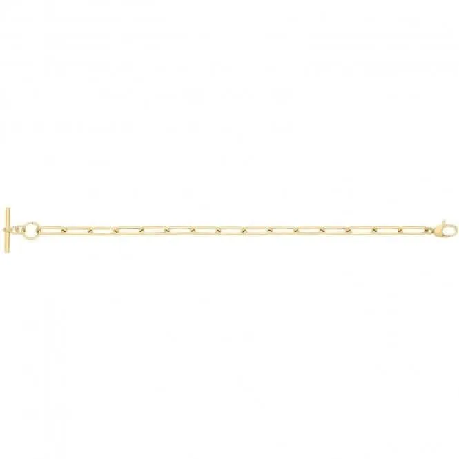 9ct Yellow Gold Hollow Bracelet NK458B