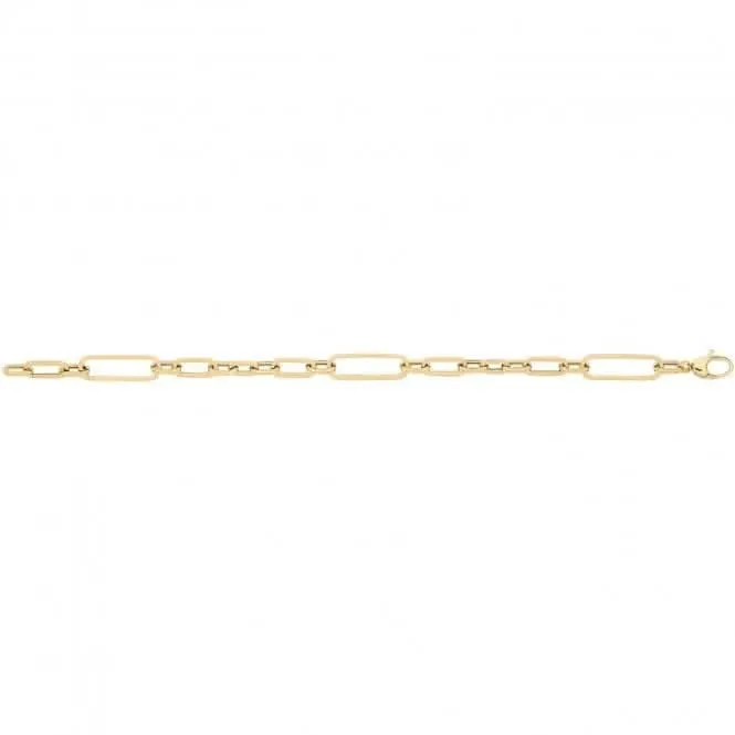 9ct Yellow Gold Hollow Bracelet NK460B