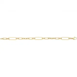 9ct Yellow Gold Hollow Bracelet NK460B