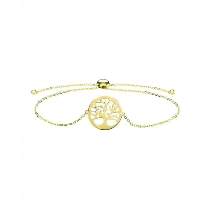 9ct Yellow Gold Tree of Life Bracelet BR632