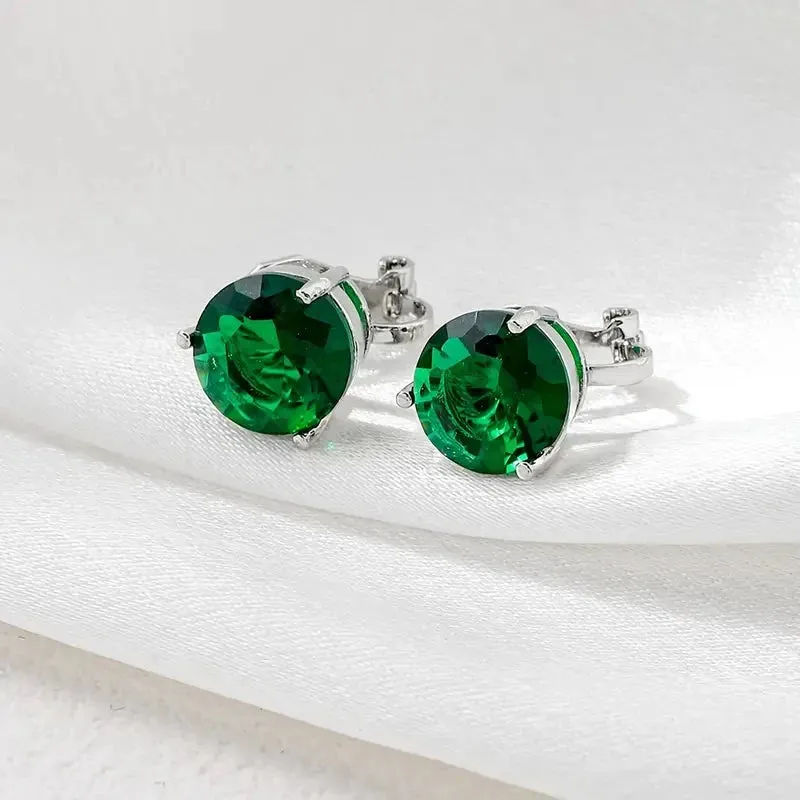 A Pair Of Unique And Stylish Zirconia Clip-on Earrings For Ladies