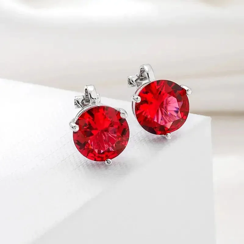 A Pair Of Unique And Stylish Zirconia Clip-on Earrings For Ladies