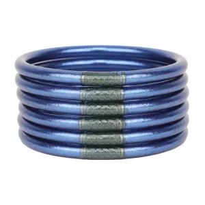 ALL WEATHER BANGLE SET OF 6 - MARINE