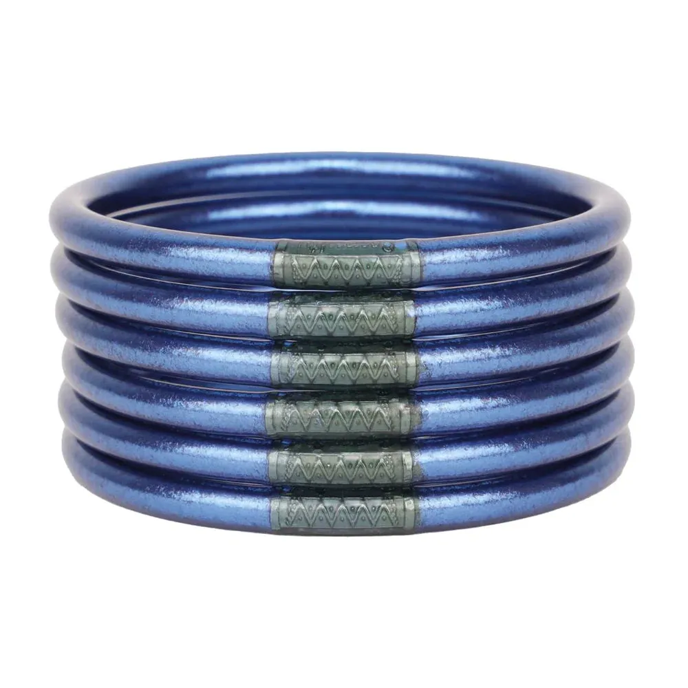 ALL WEATHER BANGLE SET OF 6 - MARINE