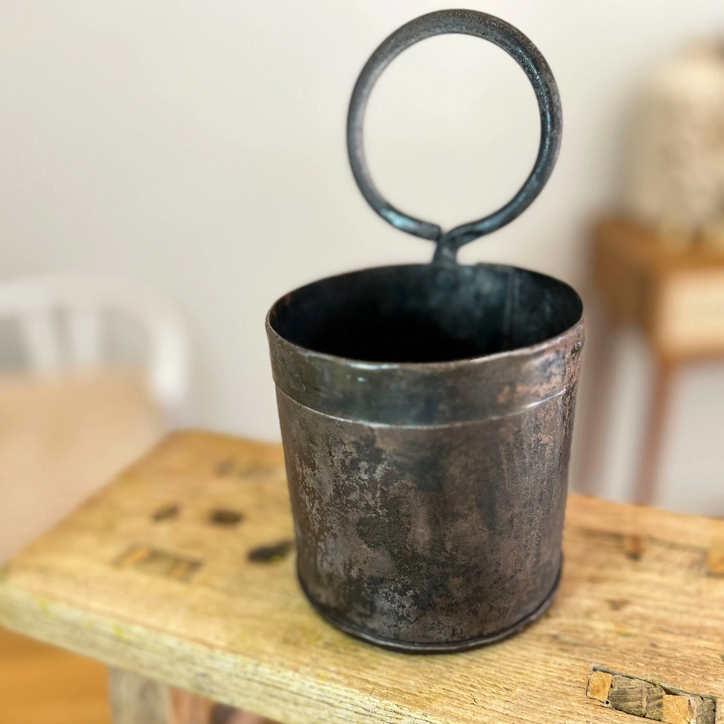 Antique Brass Indian Canister
