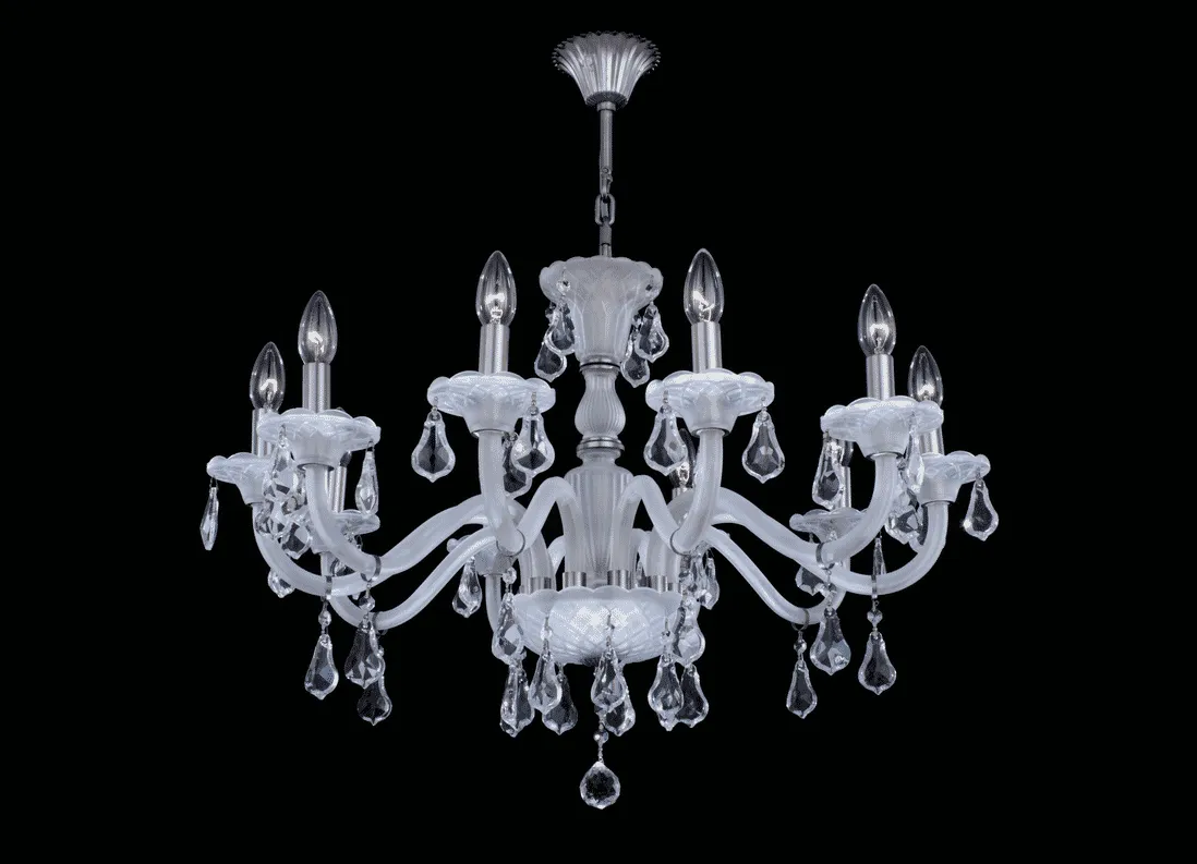 Asfour Chandelier Chrome Mat Pend