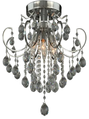 Asfour Chandelier With Crystal Chrome Ball