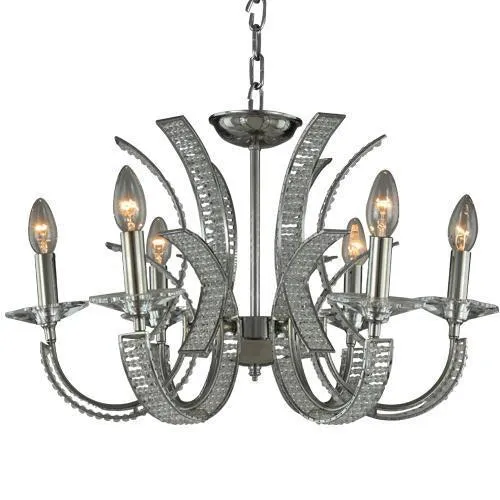Asfour - Modern Chandelier - Chandelier - Chrome Bearish