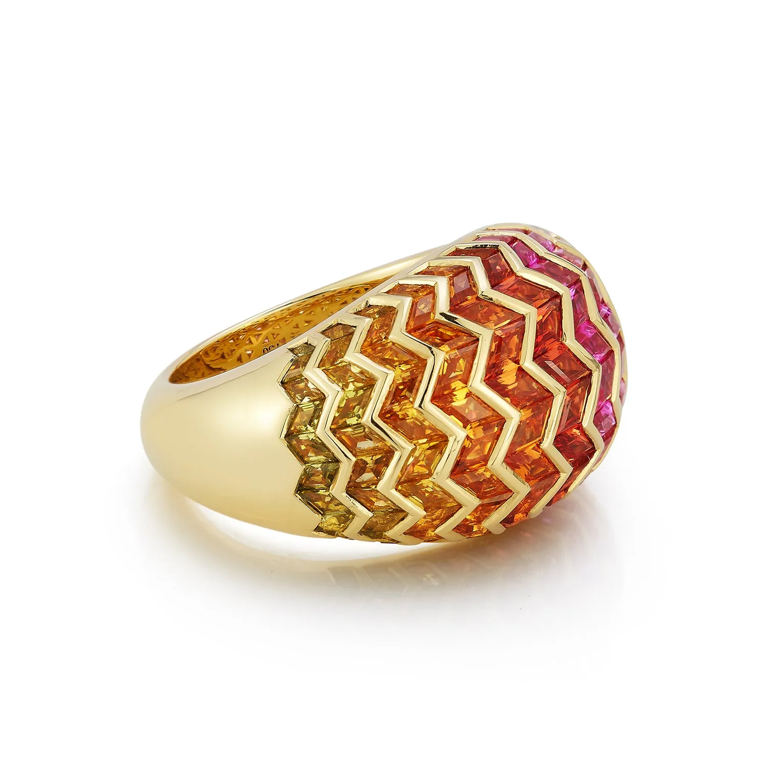 Awakenings Large Bombé Ring in Sunrise