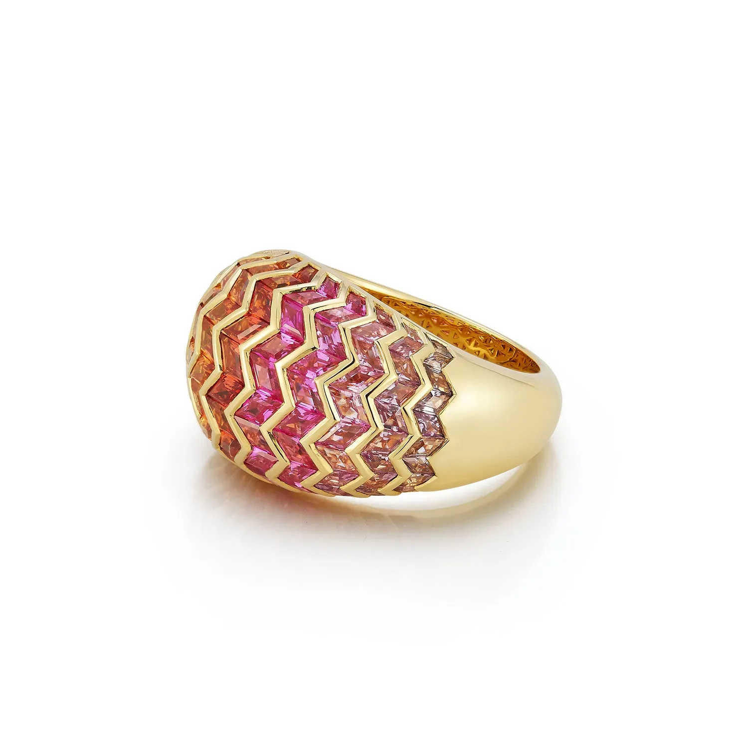 Awakenings Large Bombé Ring in Sunrise