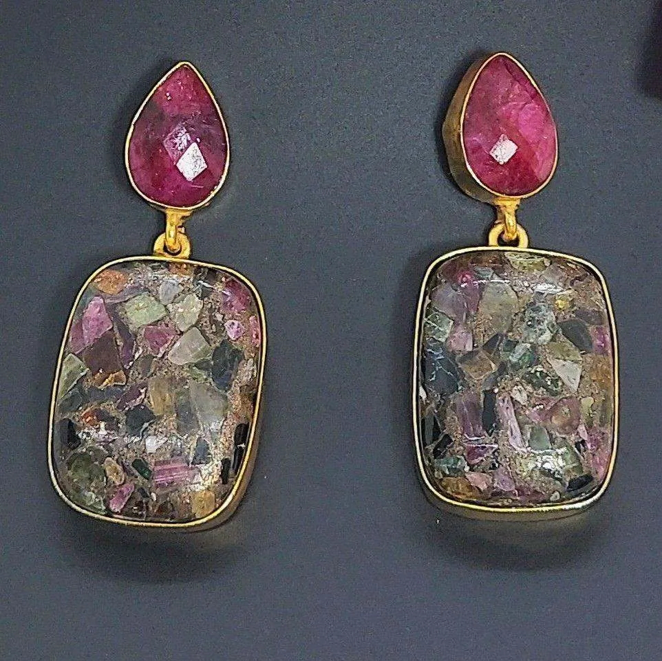 AYRA- SEMIPRECIOUS EARRINGS