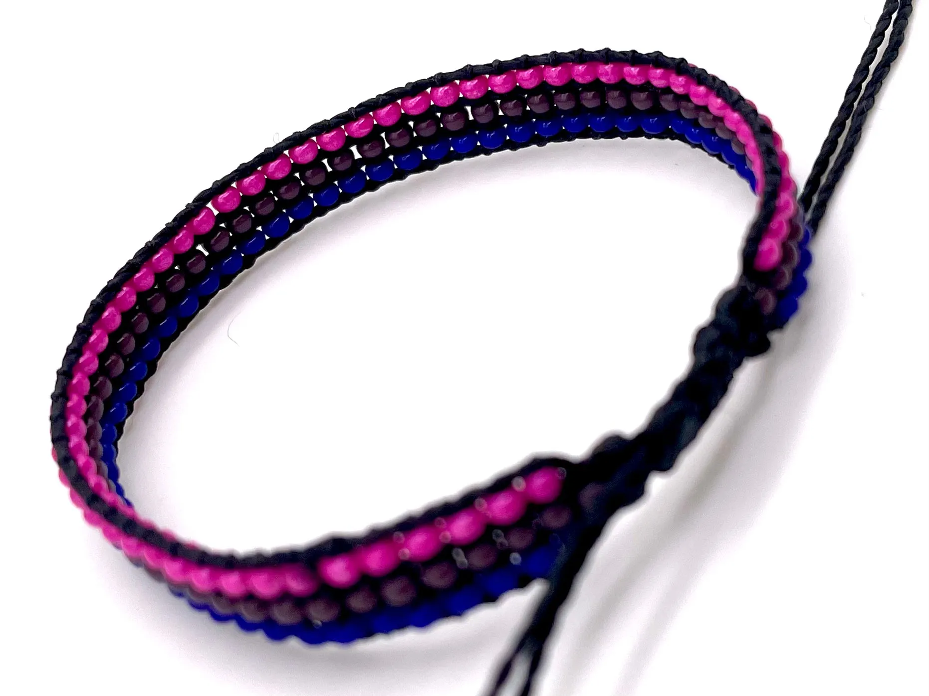 Bisexual Pride Flag Adjustable Bracelet