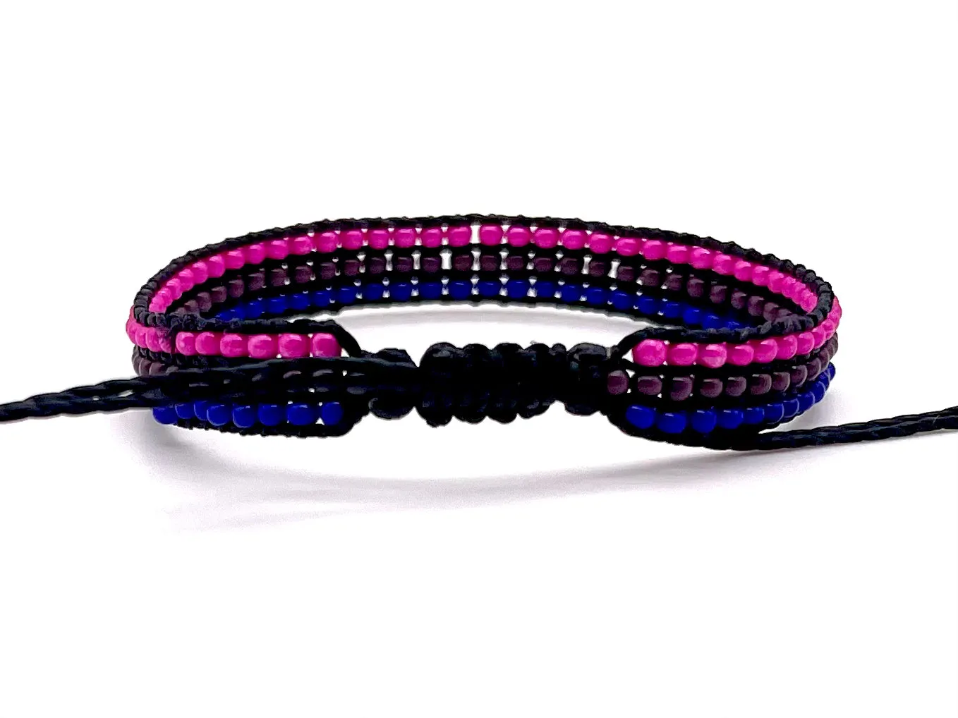 Bisexual Pride Flag Adjustable Bracelet