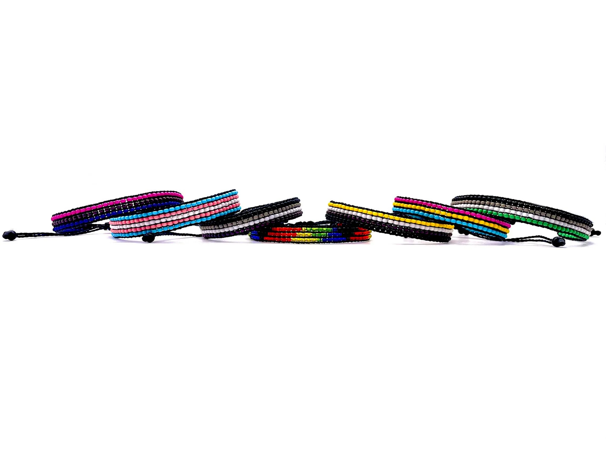 Bisexual Pride Flag Adjustable Bracelet