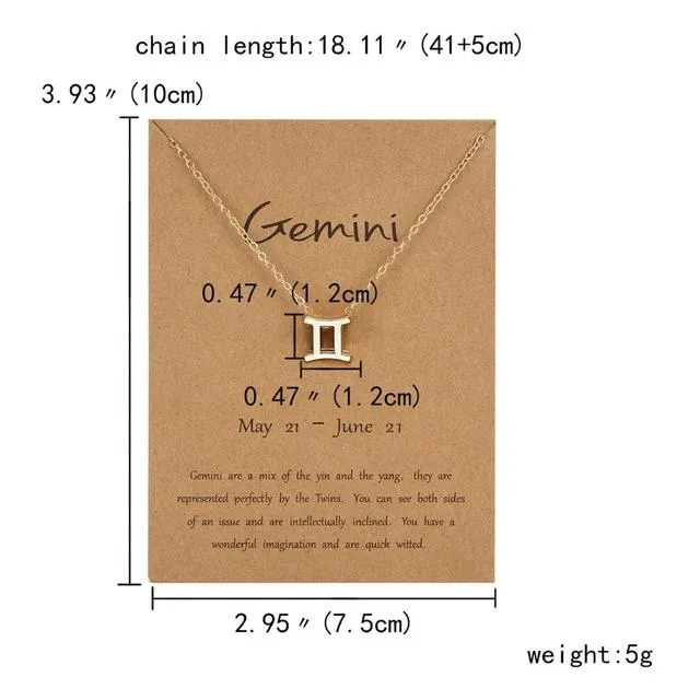 Bohemian 12 Zodiac Constellation Anklets For Women