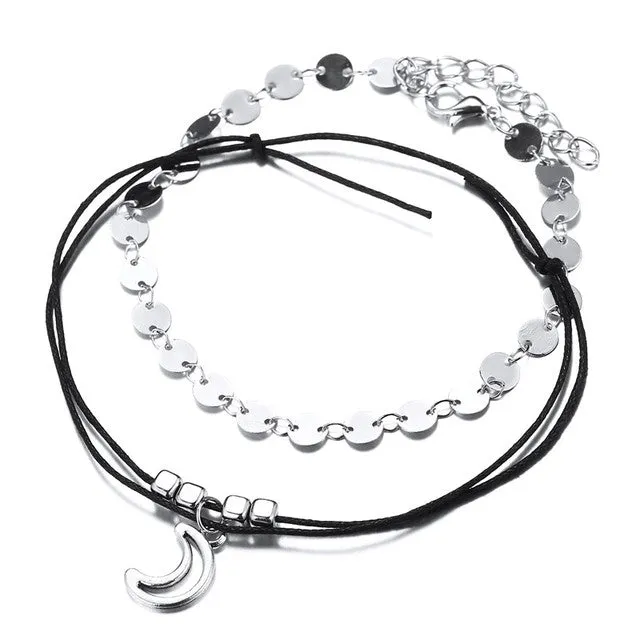 Bohemian 6pcs/lot Anklets Sets For Women