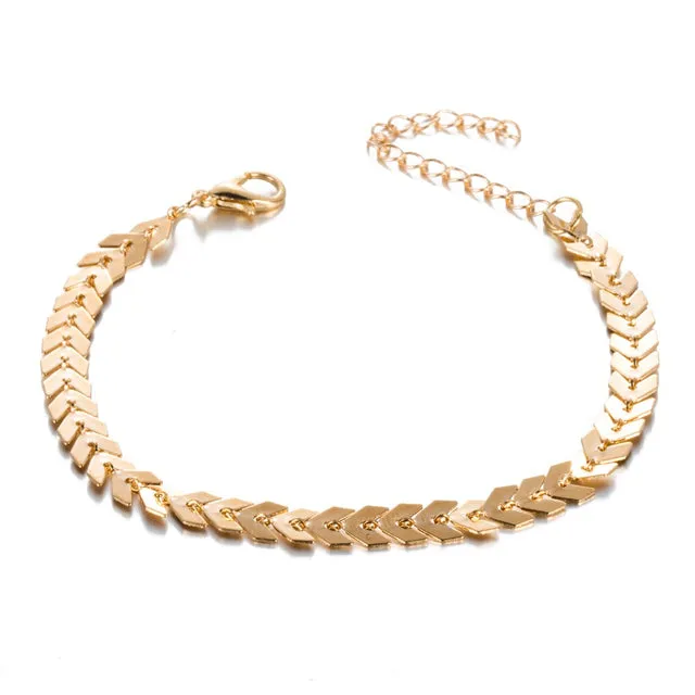 Bohemian Arrow Anklet Bracelet for Women