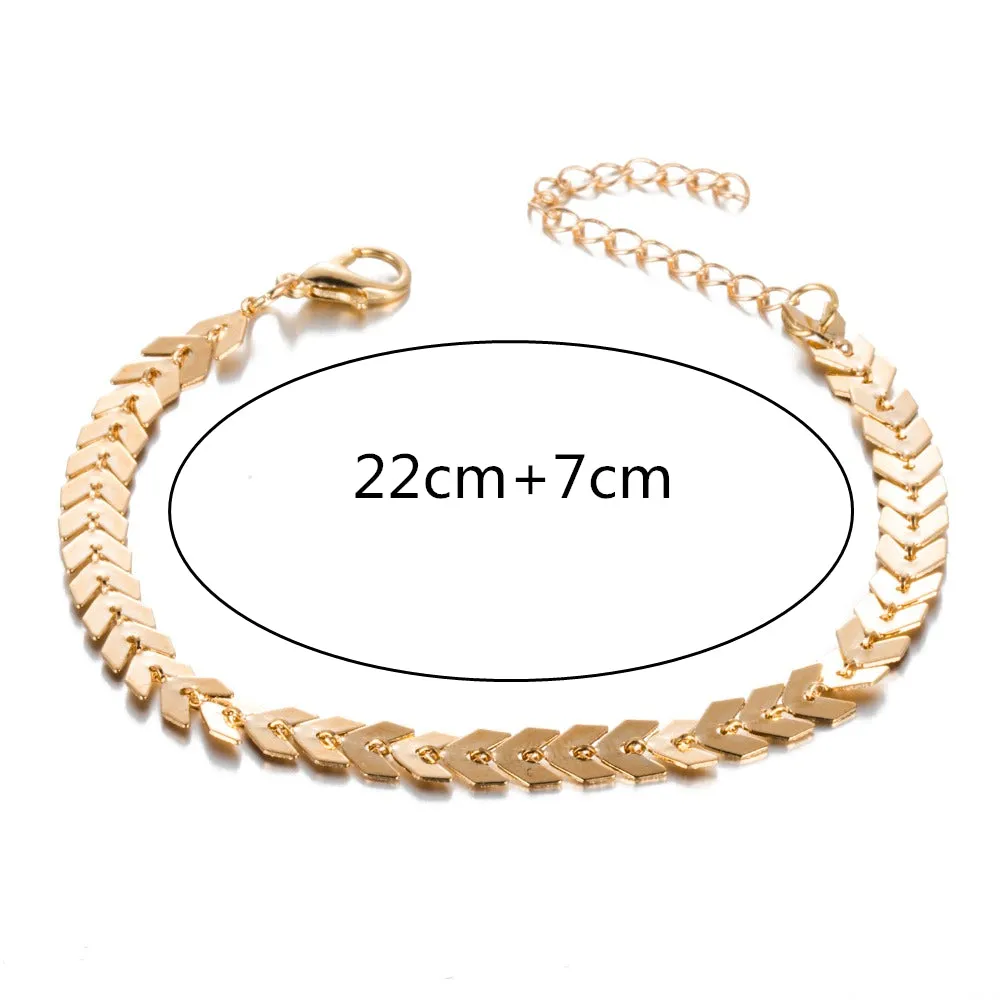 Bohemian Arrow Anklet Bracelet for Women
