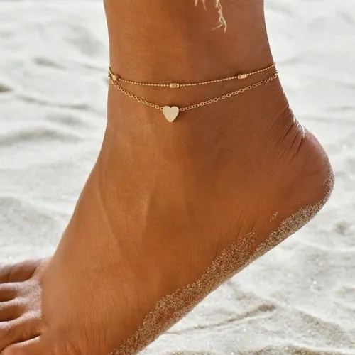 Bohemian Crystal Beads Ankle