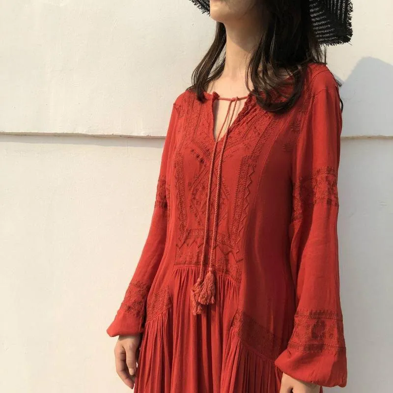 Bohemian Dress - Hippie Long Sleeve