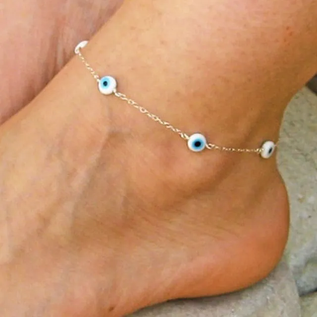 Bohemian Multi Layered Beads Ankle Bracelet for Women