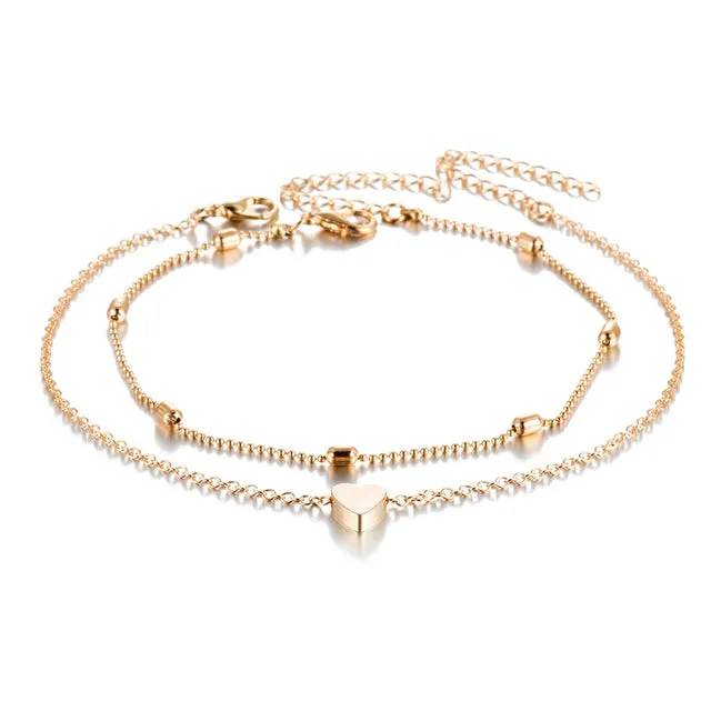 Bohemian Multilayer Beads Anklets For Women
