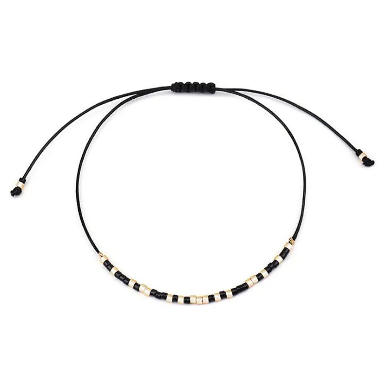 Bohemian Small Acrylic Beads Anklets
