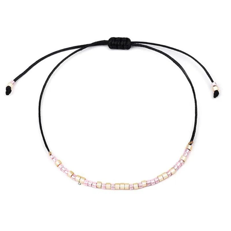 Bohemian Small Acrylic Beads Anklets