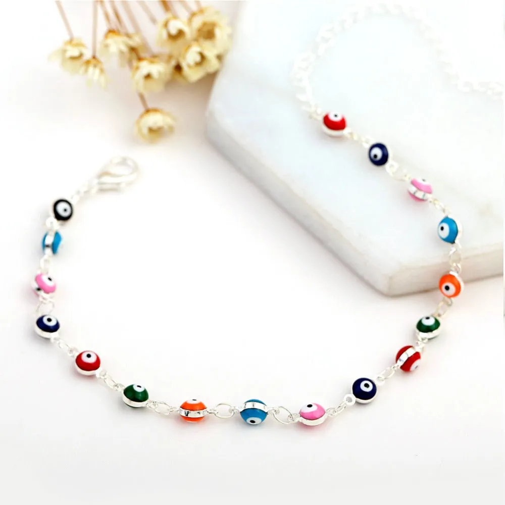 Bohemian Turkish Evil Eyes Beads Anklets