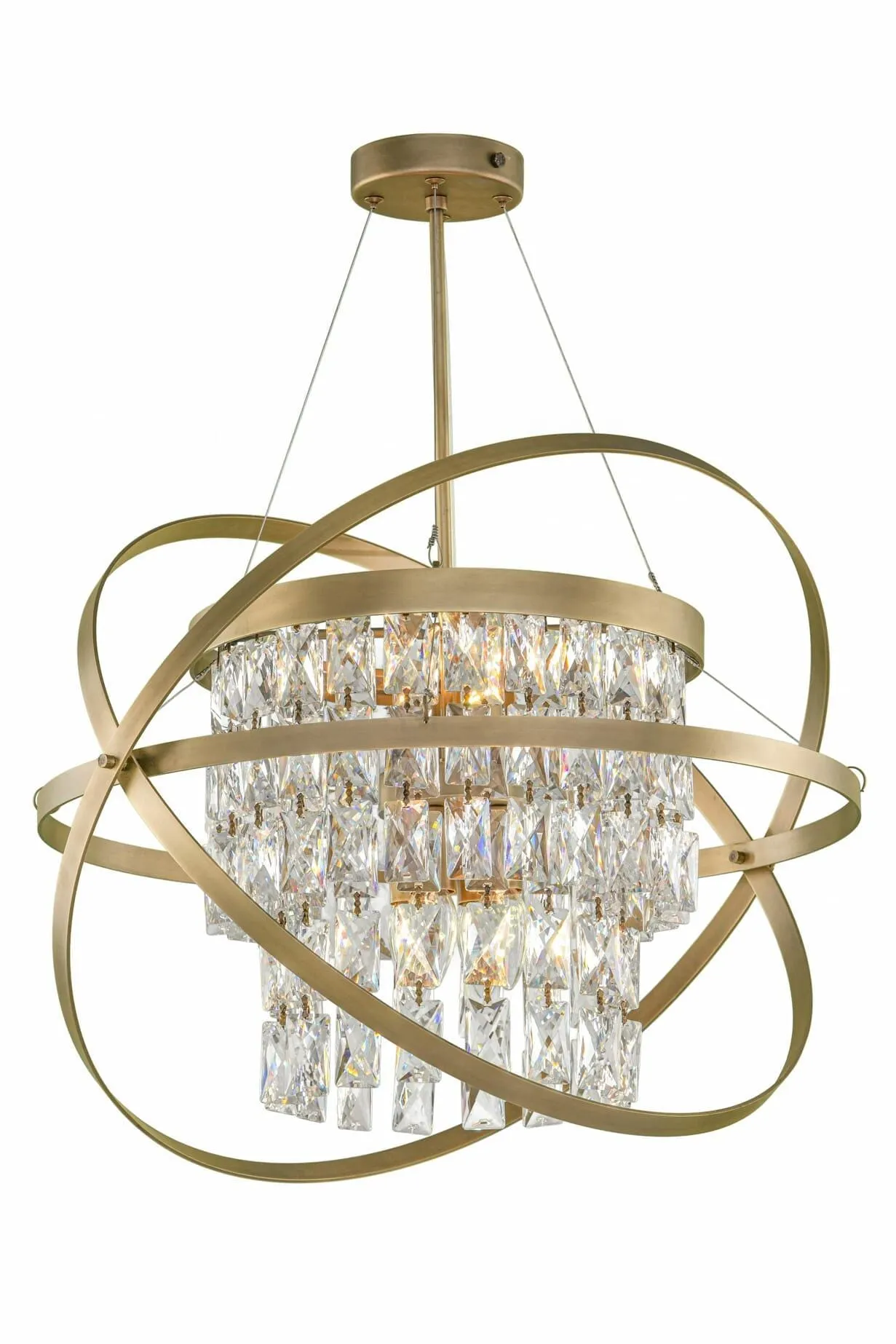 Ceiling Lamp  Antique Honey - 8 Bulb