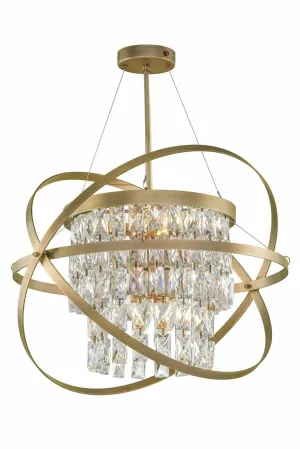 Ceiling Lamp  Antique Honey - 8 Bulb