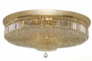 Ceiling Lamp  Gold Pendeloque - 13 Bulb