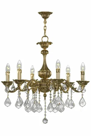 Chandelier Oxide Gold 6 Bulb