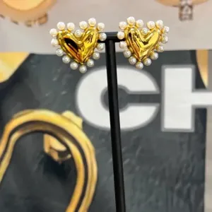 Chansuttpearls Pearl Heart Earrings