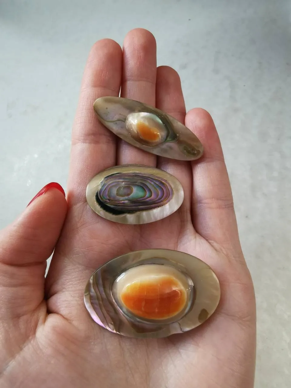 Choice of Antique Blister Pearl Brooch