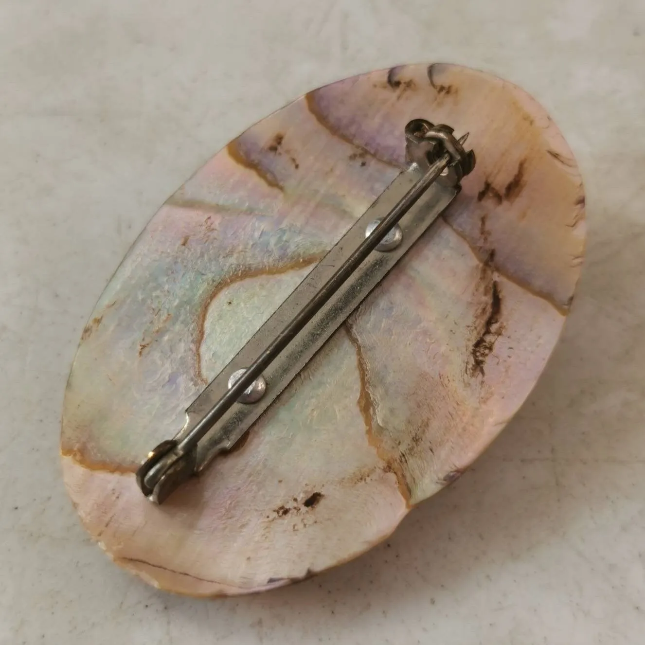 Choice of Antique Blister Pearl Brooch