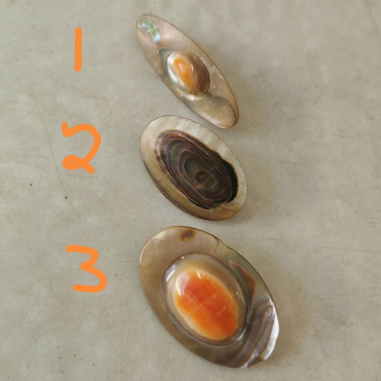 Choice of Antique Blister Pearl Brooch