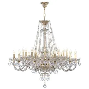 Crystal Chandelier Asfour 20 Bulbs