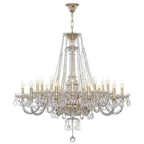 Crystal Chandelier Asfour 20 Bulbs