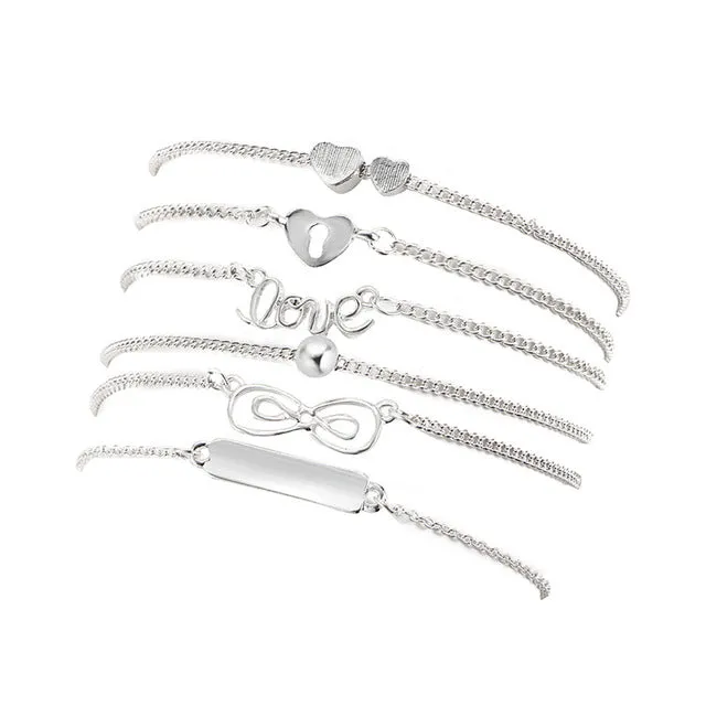 Crystal Sequins Anklet
